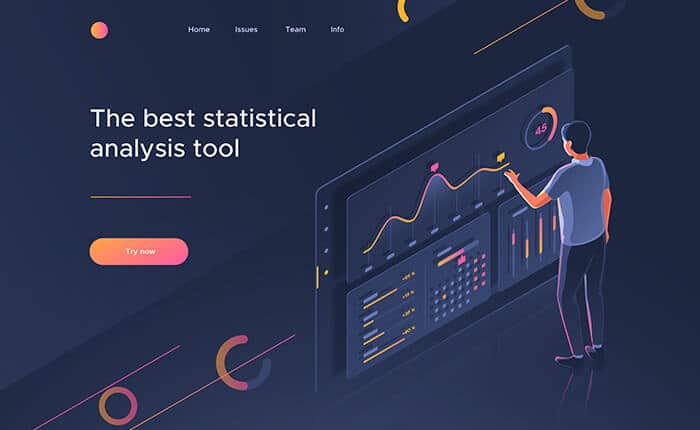 Statistical report page